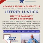 Jeffrey Lustick for NV Assembly District 11. Experience the vibrant atmosphere of Downtown Las Vegas, The Arts District, and Fremont Street while supporting Jeffrey’s campaign.
